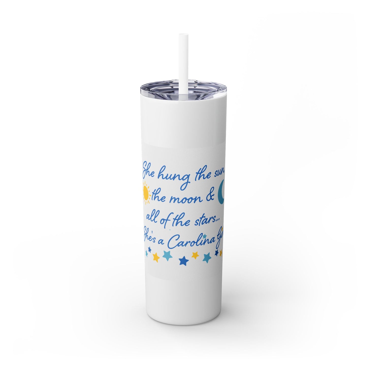 Skinny Tumbler with Straw, 20oz