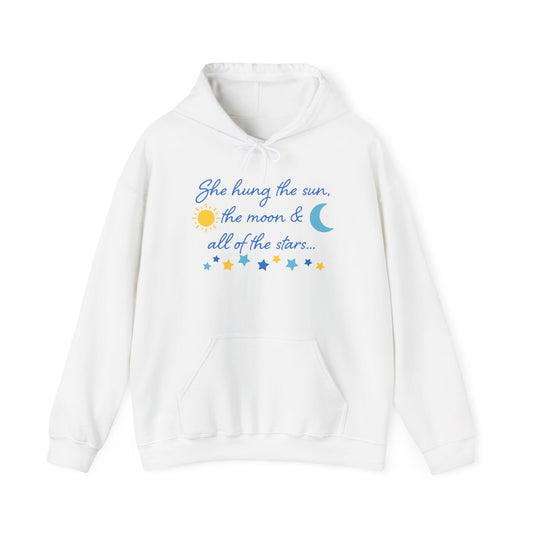 Hooded Sweatshirt - Carolina Girl Sun, Moon, and Stars