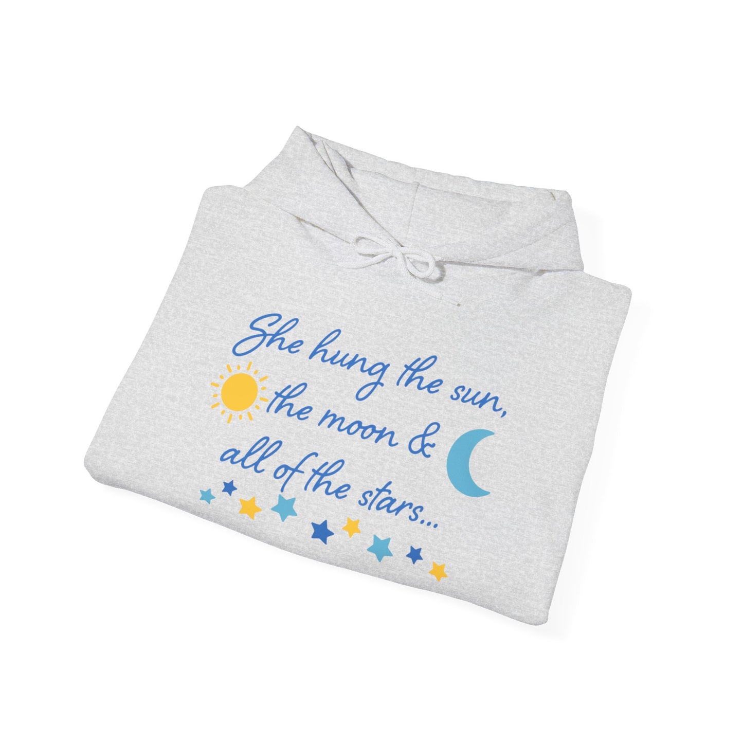 Hooded Sweatshirt - Carolina Girl Sun, Moon, and Stars