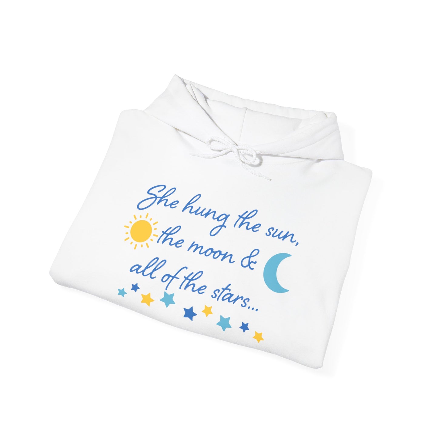 Hooded Sweatshirt - Carolina Girl Sun, Moon, and Stars