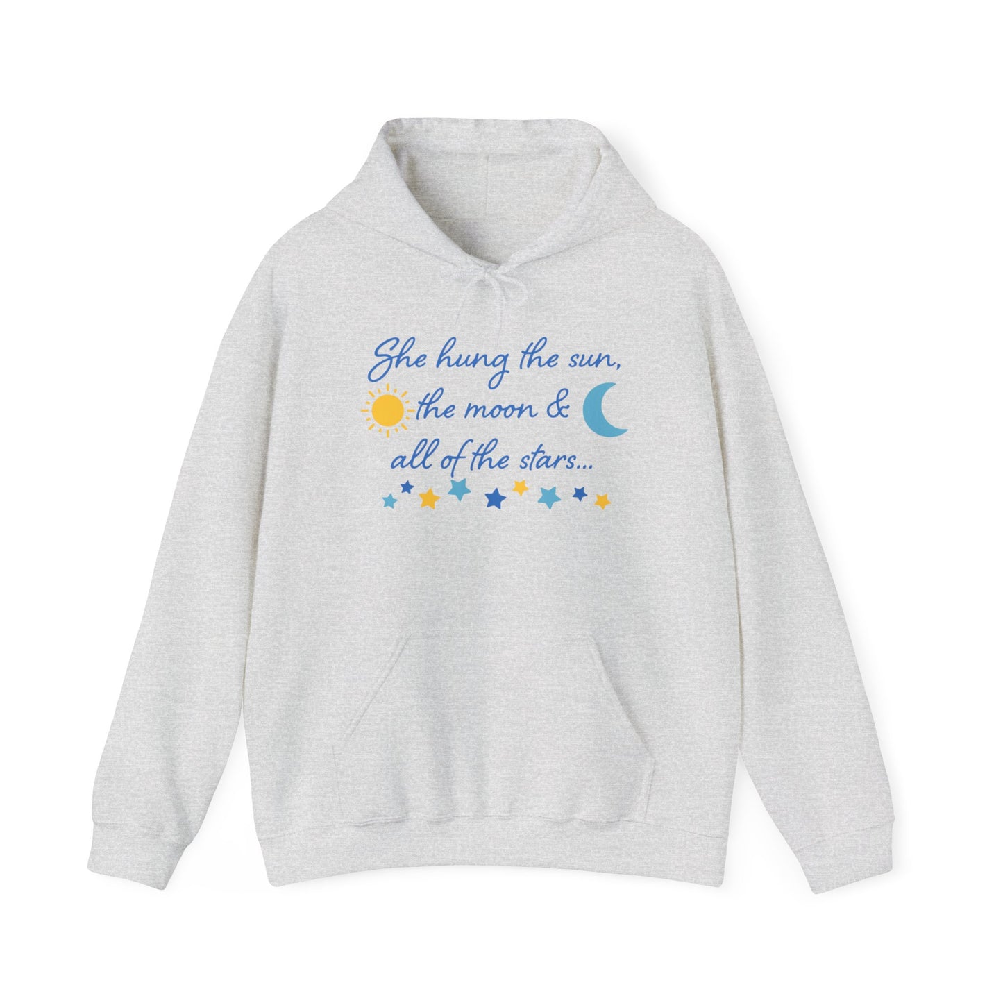 Hooded Sweatshirt - Carolina Girl Sun, Moon, and Stars