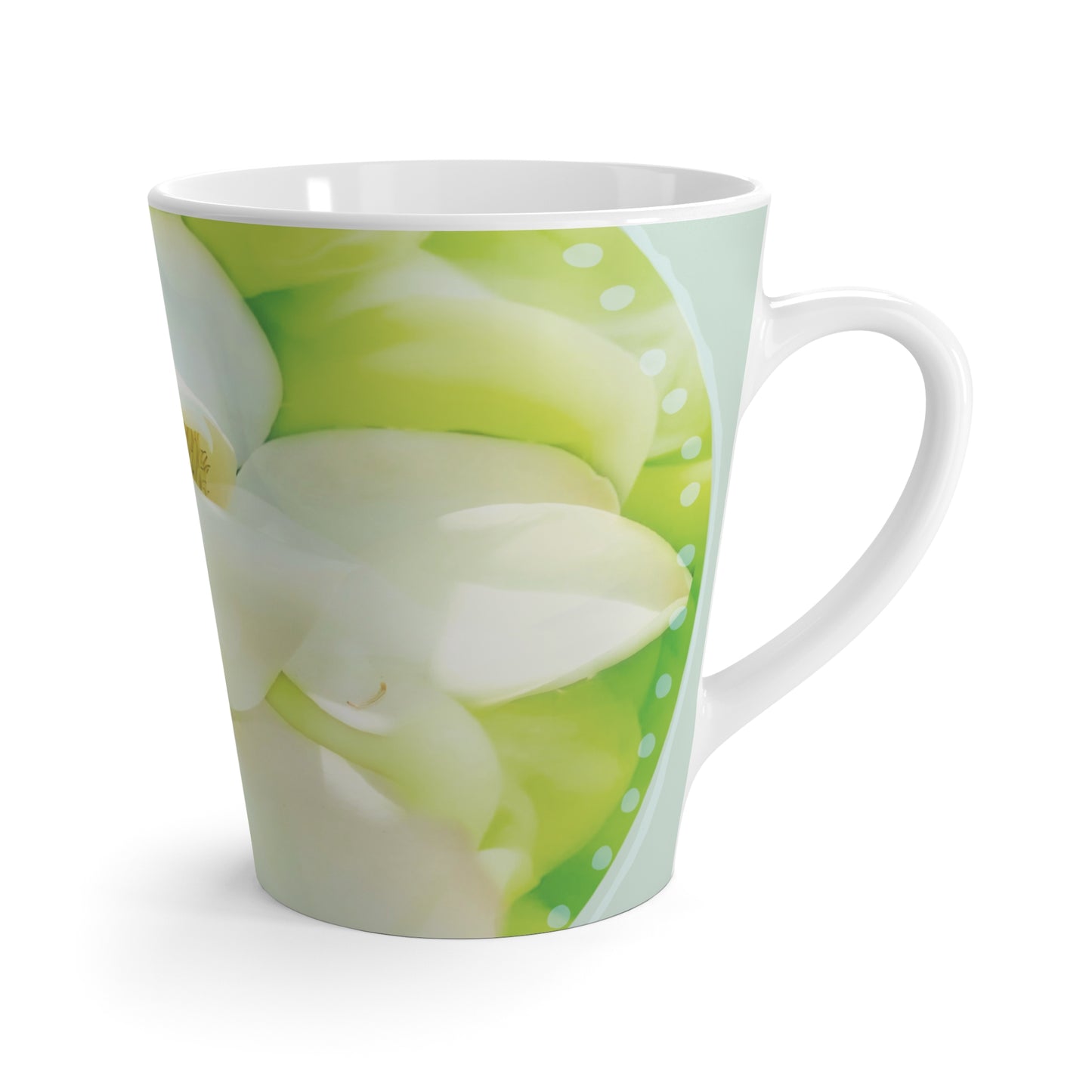 Latte Mug - Magnolia Blossom